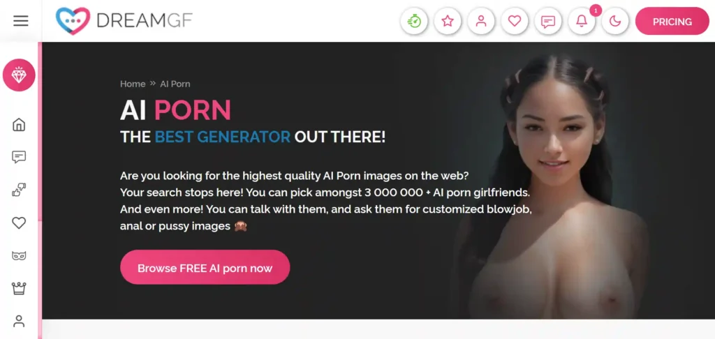 DreamGF AI Porn Generator