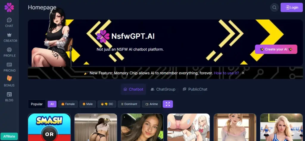 NsfwGPT AI