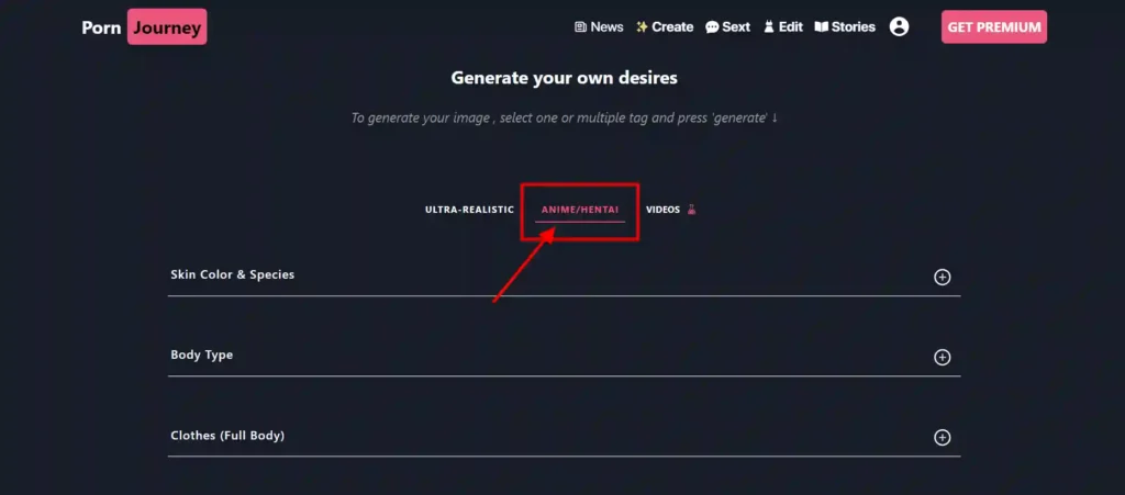 PornJourney AI New Hentai Feature