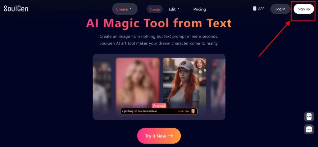 Create Your Account on Soulgen