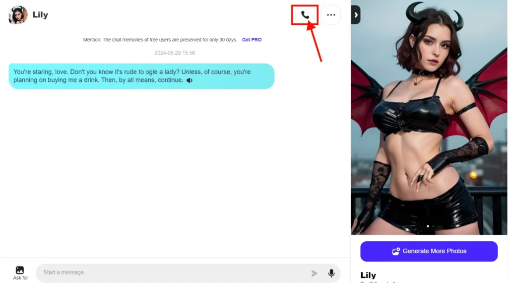 SoulFun voice call feature