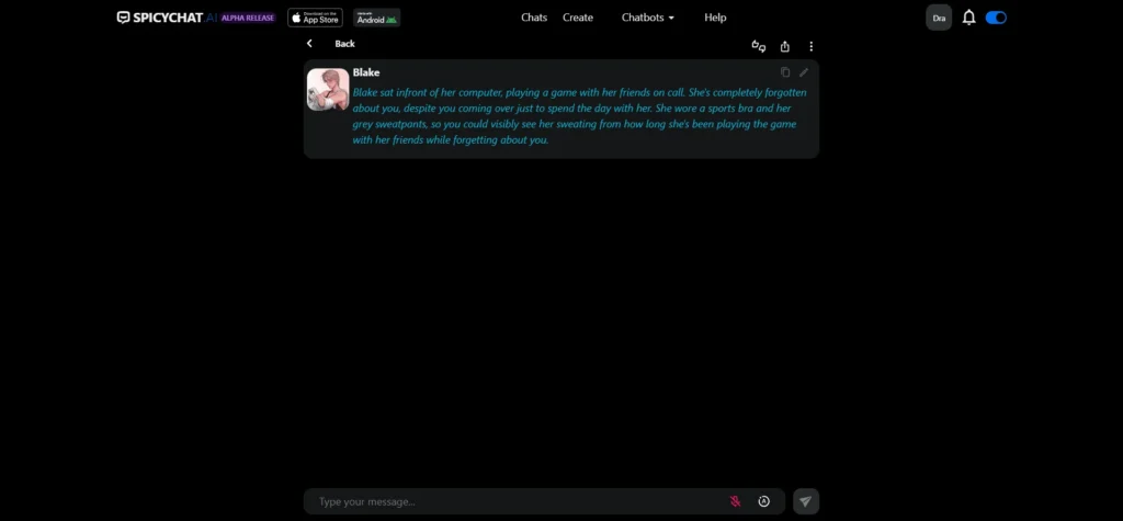 SpicyChat AI Chatbot
