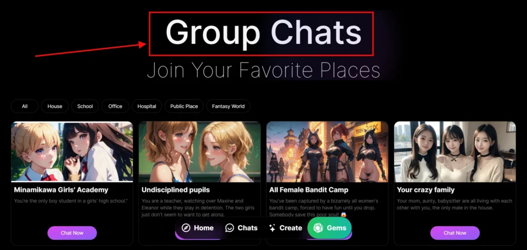 Privee AI - Grop chat