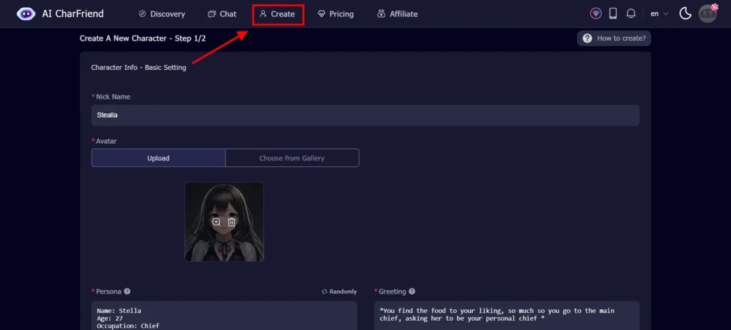 charfriend.com-Prompts