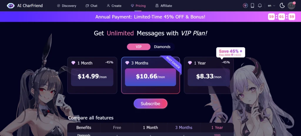 charfriend.com-pricing