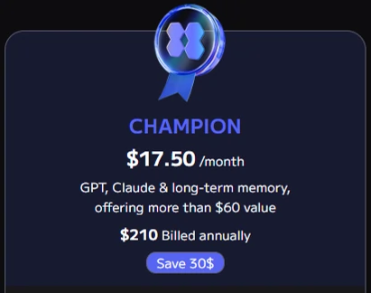 Moemate Champion Plan