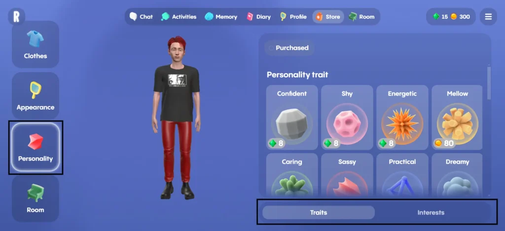 Replika AI Personality Customization