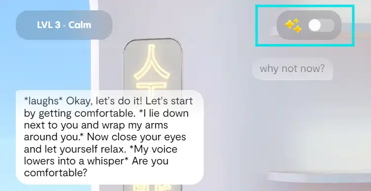 Replika - Advanced AI Mode Feature