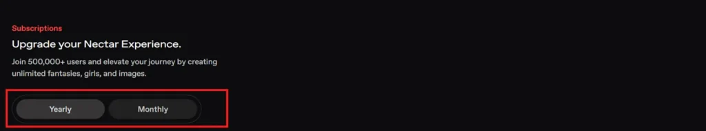 Choose Your nectar AI Plan