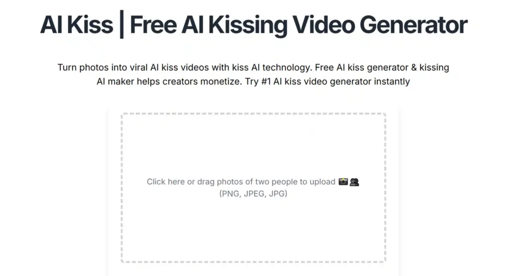 CoCoClip.AI - Free AI Kissing Video Generator
