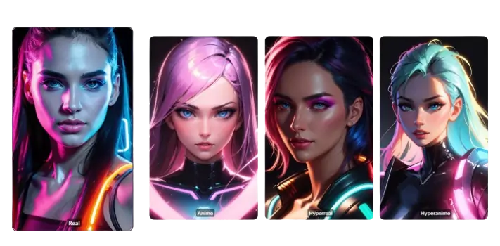 CuteChat AI - Art Styles Galore