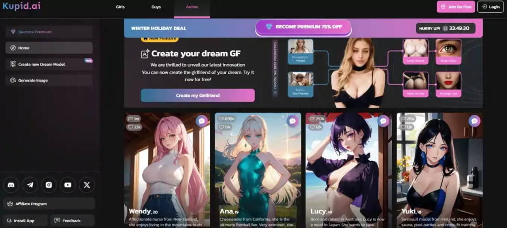 Kupid AI - Anime Generator