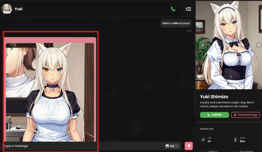 Candy AI - AI Image Generation Feature