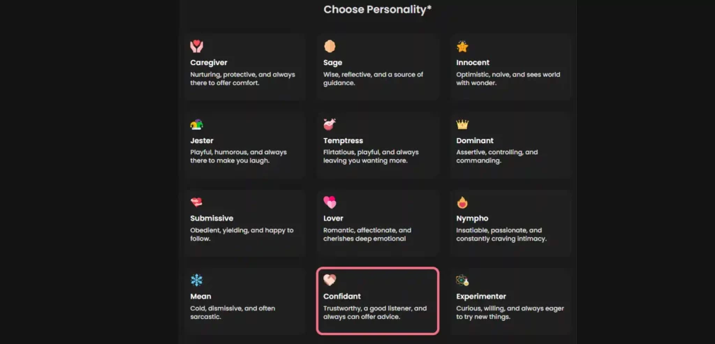 Candy AI - Crafting AI Character Personality