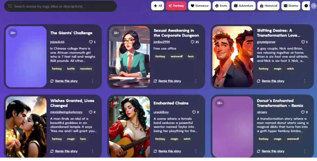 DreamPress AI - Fantasy Category