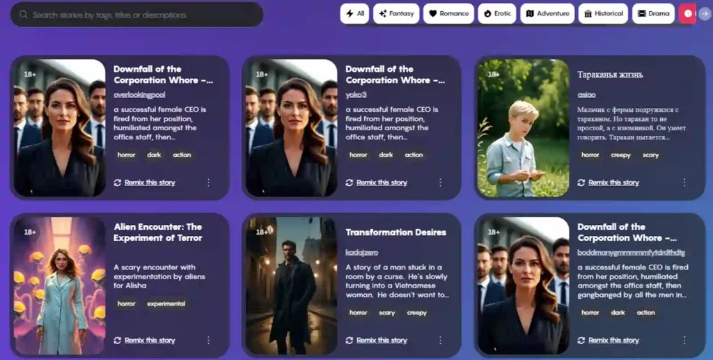DreamPress AI - Horror Category