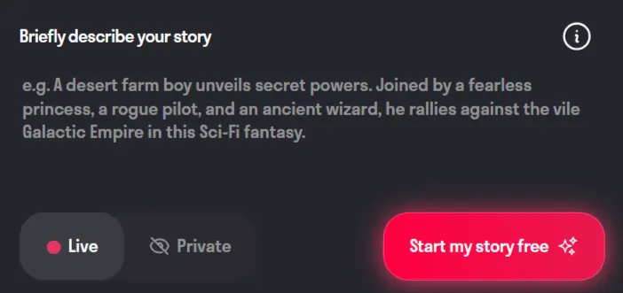 Dreampress AI - Live Story-Watching