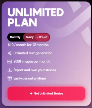 Dreampress AI - Unlimited Pricing Plan