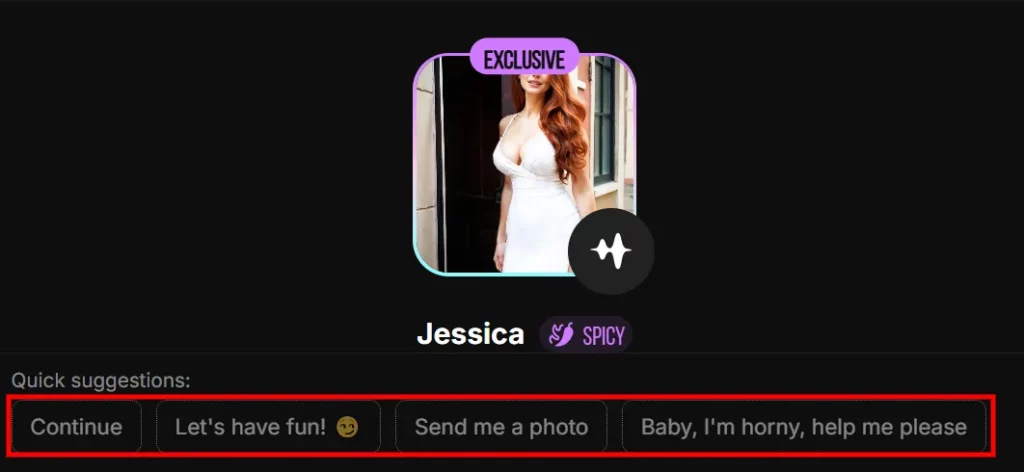 LoveScape - Quick Suggestions Feature