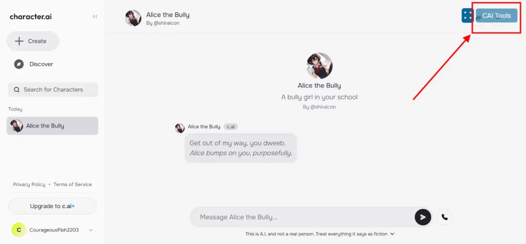 Character AI - Characters export Using CAI tools