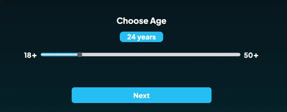 DarLink AI - Age Selection