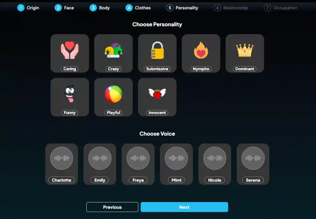 DarLink AI - Choose Personality