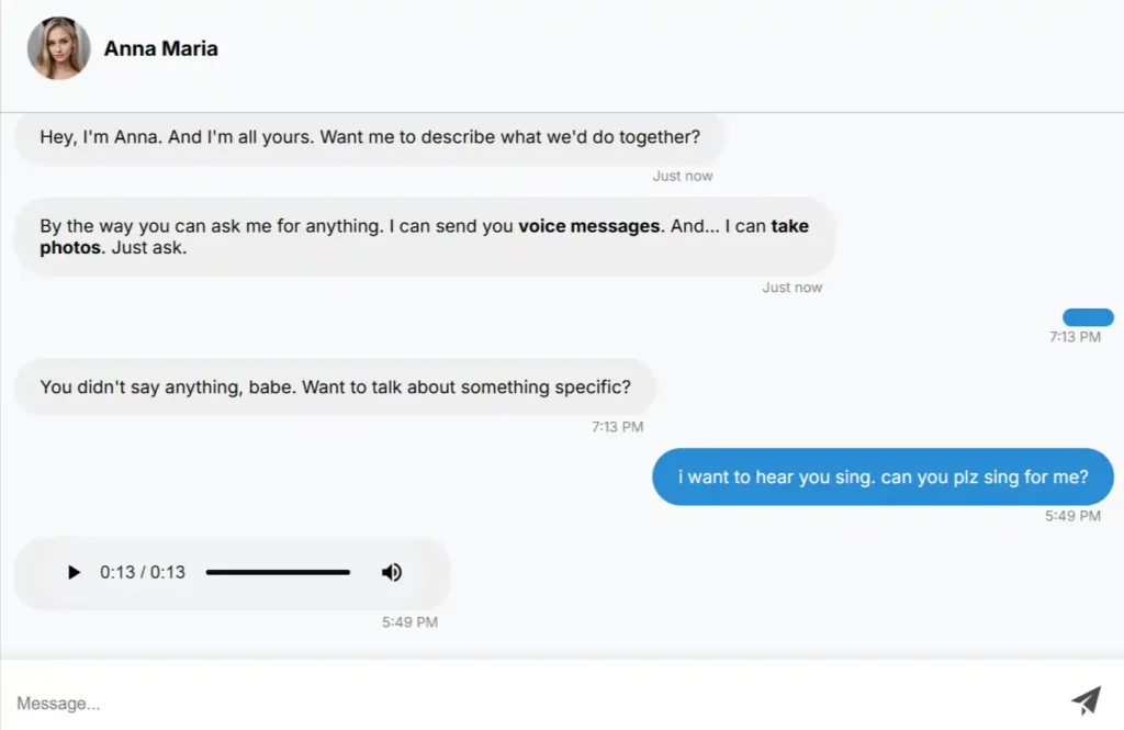 Lollipop AI - Voice Messaging Feature
