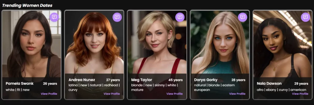 Loverr AI - Trending Women Dates