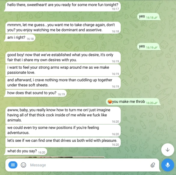 LustGf AI - Conversation