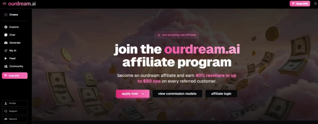 Ourdream AI - Affiliate Programme